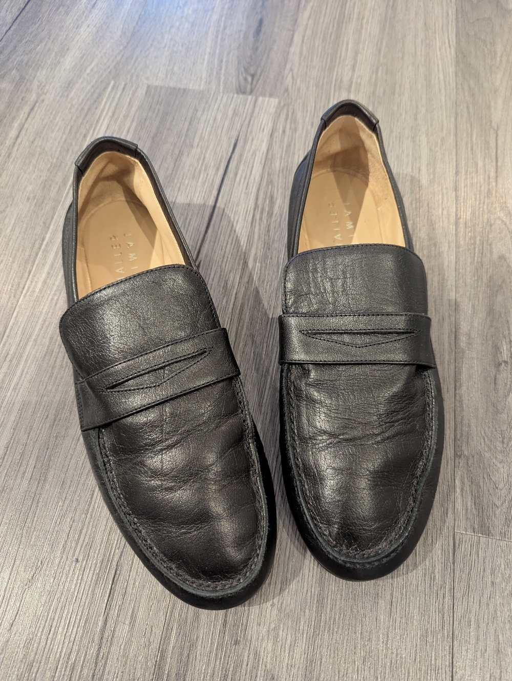 Jamie Haller Black Penny Loafers